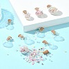 12Pcs 3 Styles Glass Bottles AJEW-FS0001-20-9