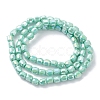 Electroplate Glass Beads Strands EGLA-K015-08D-2