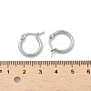 Tarnish Resistant 304 Stainless Steel Hoop Earrings EJEW-F105-12P-4