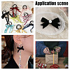 4 Rolls 4 Colors Single Face Velvet Ribbon OCOR-AR0001-53-6