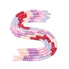 Gradient Color Natural White Jade Beads Strands G-NH0006-A12-01-2