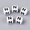 Opaque Acrylic Beads SACR-N020-04A-N-1