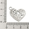 Non-Tarnish 304 Stainless Steel Pendants STAS-L080-022P-3