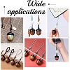 Spray Painted Wooden Acorn Box Jewelry Pendants FIND-WH0143-46-6