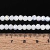 AB Color Plated Opaque Glass Rondelle Beads Strands EGLA-T029-4mm-09B-4
