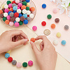 110Pcs 11 Colors ABS Plastic Imitation Pearl Beads KY-AR0001-21-3