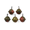 Natural Unakite Pendants PORC-T132-053M-1