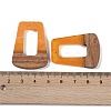 Resin & Wood Pendants WOOD-F015-11F-3