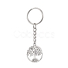Tibetan Style Alloy Tree of Life Keychains KEYC-JKC00693-02-1