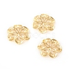 Brass Filigree Joiners Links X-KK-I669-15G-1