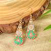 Bohemian Alloy Enamel Dangle Earrings FS-WG2DAA9-12-1