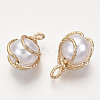 ABS Plastic Imitation Pearl Pendants KK-N235-020A-3