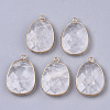 Natural Quartz Crystal Pendants G-T131-08J-1