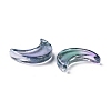 Transparent Baking Paint Glass Beads GLAA-D010-01-4