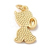 Rack Plating Brass Pendants KK-R144-04G-2