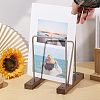 Wood & Iron Vinyl Record Storage Rack ODIS-WH0025-346-3