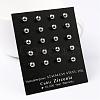 Tarnish Resistant 304 Stainless Steel Ball Stud Earrings EJEW-2224-5mm-P-2