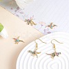 6Pcs 6 Style Rack Plating Brass Micro Pave Colorful Cubic Zirconia Pendants ZIRC-SZ0004-85-4