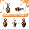 SUNNYCLUE 90Pcs 3 Colors Tibetan Style Alloy Pendants FIND-SC0004-52-2