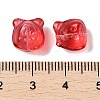 Transparent Spray Paint Glass Beads GLAA-Z011-01F-3