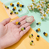 16Pcs 2 Styles Handmade Lampwork Beads LAMP-UN0001-03-4