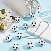 10Pcs PVC & Iron Charms FIND-SC0022-19-4