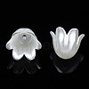 Spray Paint ABS Plastic Imitation Pearl Beads X-MACR-N013-001-5