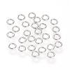 Tarnish Resistant 304 Stainless Steel Round Rings STAS-S066-16-6mm-1