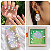200Pcs Flower & Butterfly Resin Cabochons CRES-TA0001-89D-8