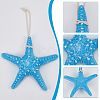 Hanging Resin Pendant Decorations RESI-WH0034-21-3