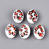 Handmade Porcelain Beads PORC-N012-14E-01-1