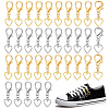 40Pcs 2 Colors Heart Alloy Shoes Charms HJEW-HY00091-1