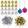 200Pcs 2 Colors Plastic Pendant Bail KY-AR0001-38B-1