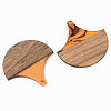 Resin & Walnut Wood Pendants RESI-S389-046A-A01-2
