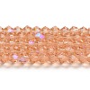 Transparent Electroplate Glass Beads Strands LS-EGLA-A039-T2mm-L15-1