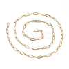 Soldered Brass Paperclip Chains CHC-G005-06G-3