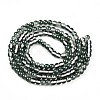 Baking Paint Transparent Glass Beads X1-DGLA-N011-6mm-07-2