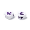 Opaque Acrylic Heart Beads SACR-Q100-M031-3