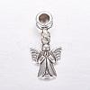 Tibetan Style Alloy European Dangle Charms MPDL-J041-03AS-1