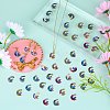 45Pcs 9 Colors Alloy Printed Pendants FIND-SZ0003-50-5