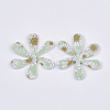 Printing PU Leather Pendants FIND-T062-001J-1