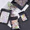 120Pcs 4 Style Rectangle Zip Top Plastic Glitter Holographic Bags OPP-SZ0001-02-7