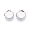 304 Stainless Steel Brooch Cabochon Settings STAS-E547-08H-P-2