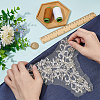 1Pc Rhinestone Iron on/Sew on Patches PATC-GO0001-08-3