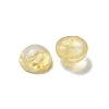 Synthetic Coffee Watermelon Stone Glass Cabochons G-H309-03-03-2