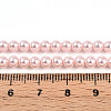 Baking Paint Pearlized Glass Pearl Bead Strands X-HY-N002-4mm-A10-5