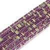 Electroplate Glass Beads Strands GLAA-B023-01A-12-1