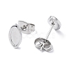 Non-Tarnish 304 Stainless Steel Stud Earring Finding EJEW-I285-02P-2