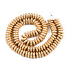 Electroplate Non-magnetic Synthetic Hematite Beads Strands G-S372-001-02KC-3