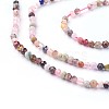 Natural Mixed Gemstone Beads Strands G-F619-21-3mm-4